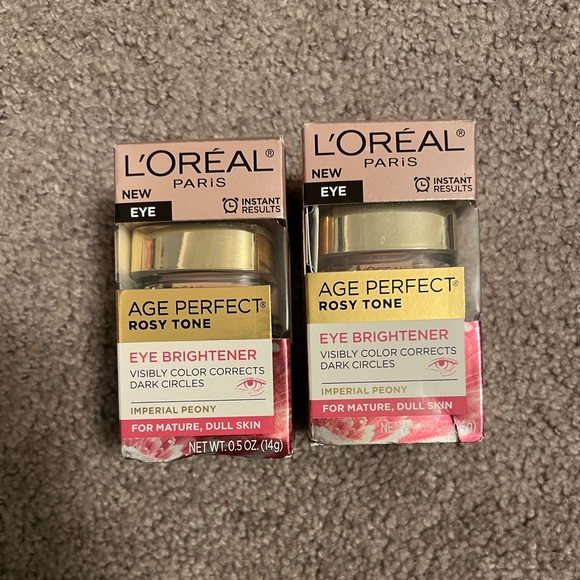 L'Oreal Skincare Loreal Age Perfect Rosy Tone Eye Brightener New
